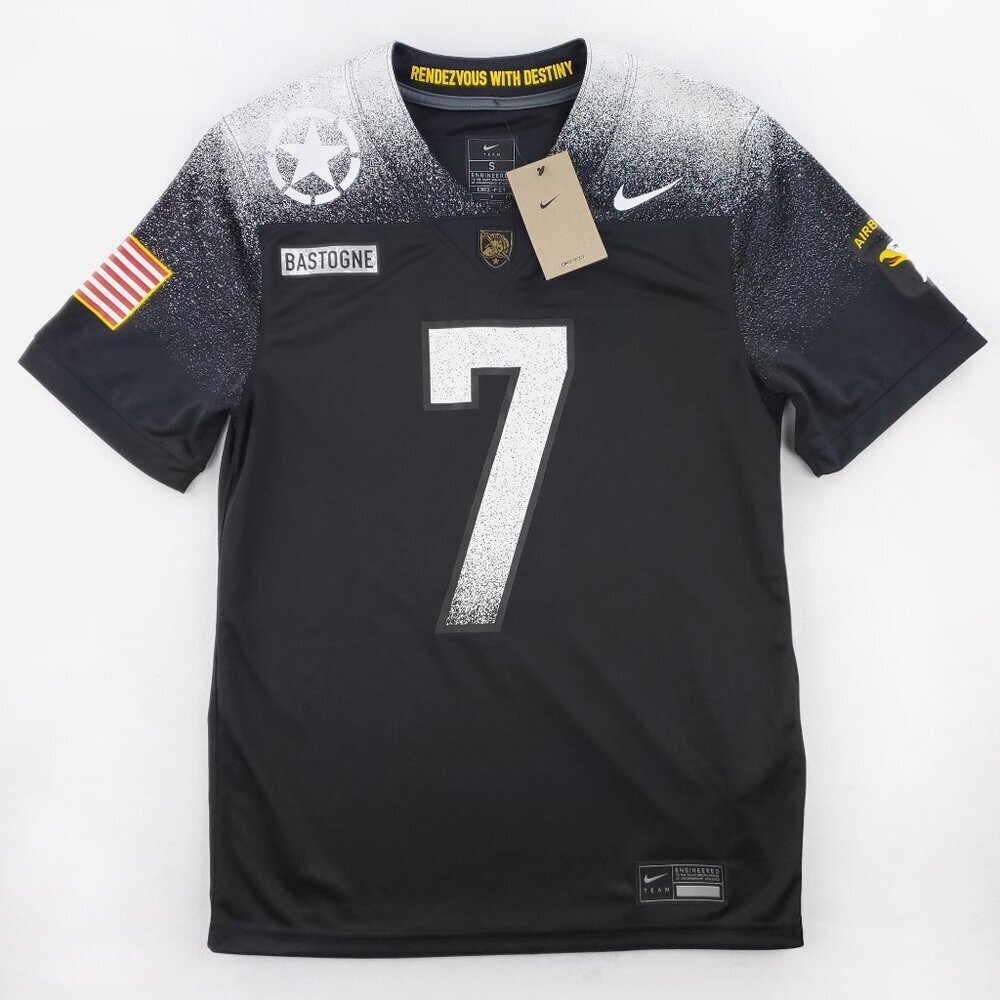 Army Black Knights Football Jersey Airborne 7 Nike Untouchable Men's Small NWT